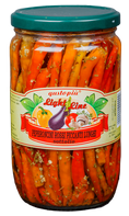 PEPRLVS700 - Long red chilies in oil